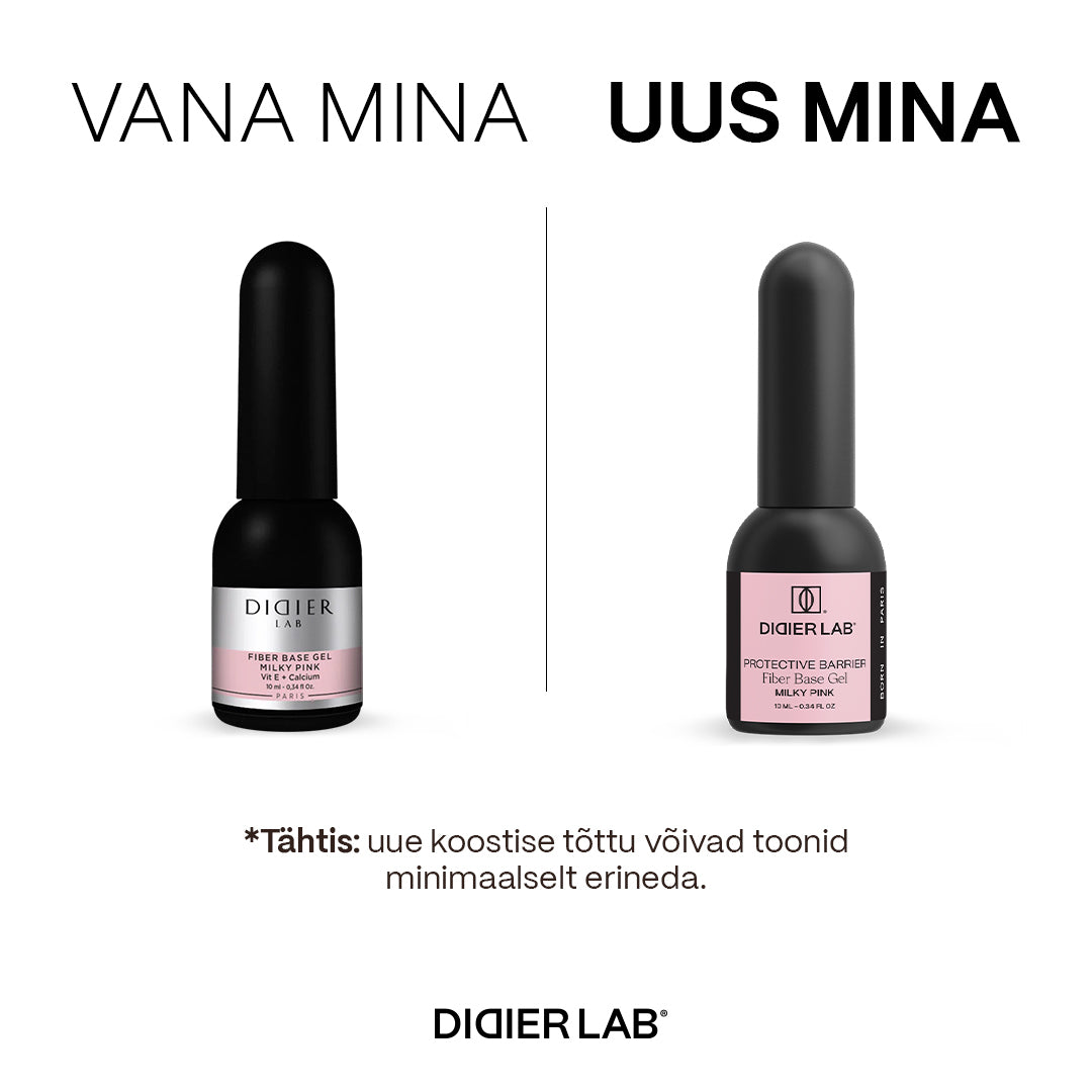 Aluslakk, Smart Fiber, Milky Pink, Didier Lab, 10ml