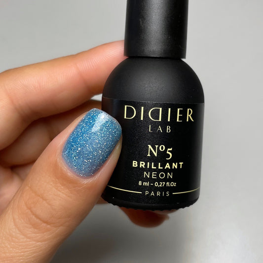 Geellakk, Brillant Neon, No5, HEMA&TPO vaba, Didier Lab, 8ml