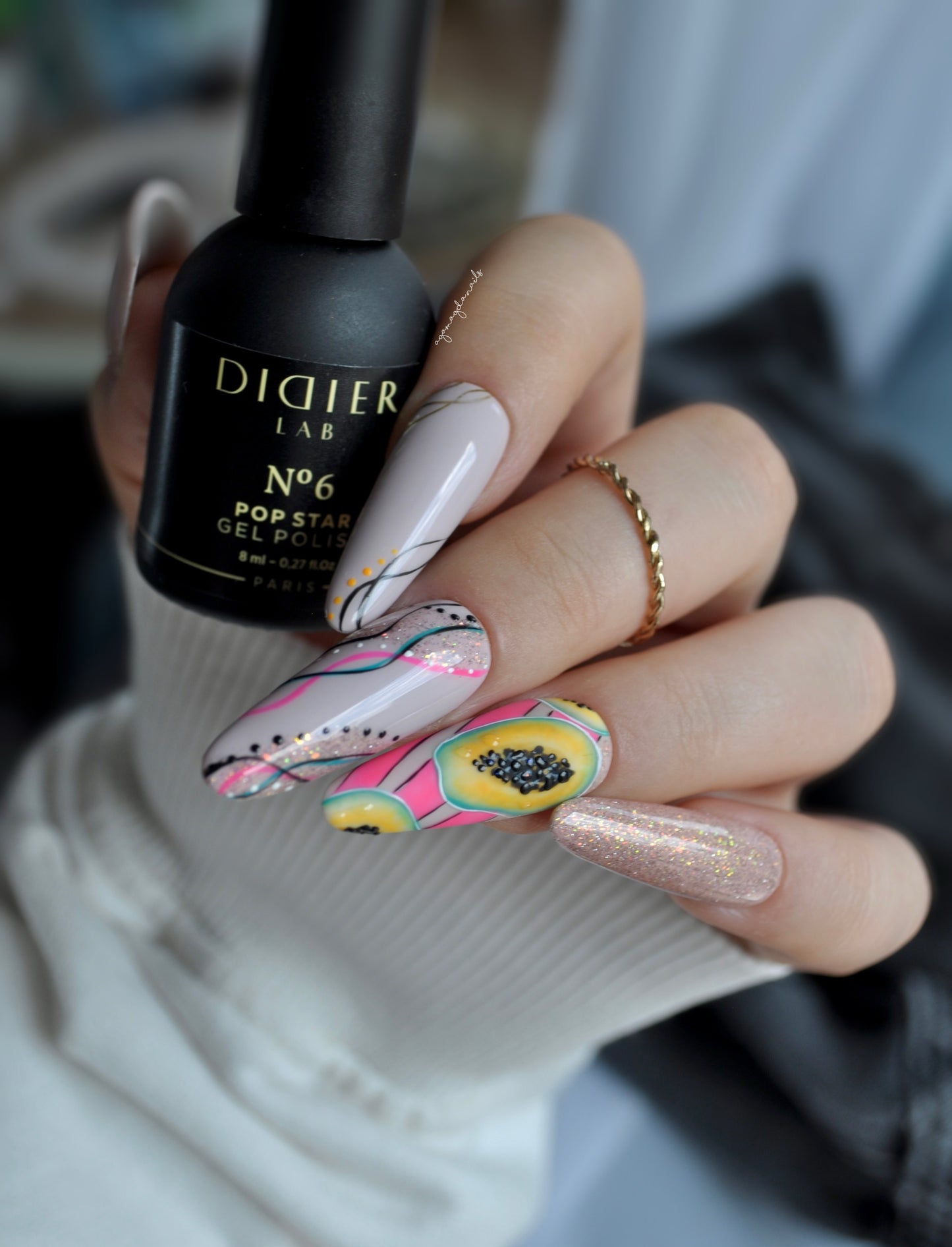 Geellakk, Pop Star, No6, Didier Lab, 8ml