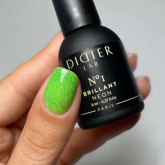 Geellakk, Brillant Neon, No1, HEMA&TPO vaba, Didier Lab, 8ml