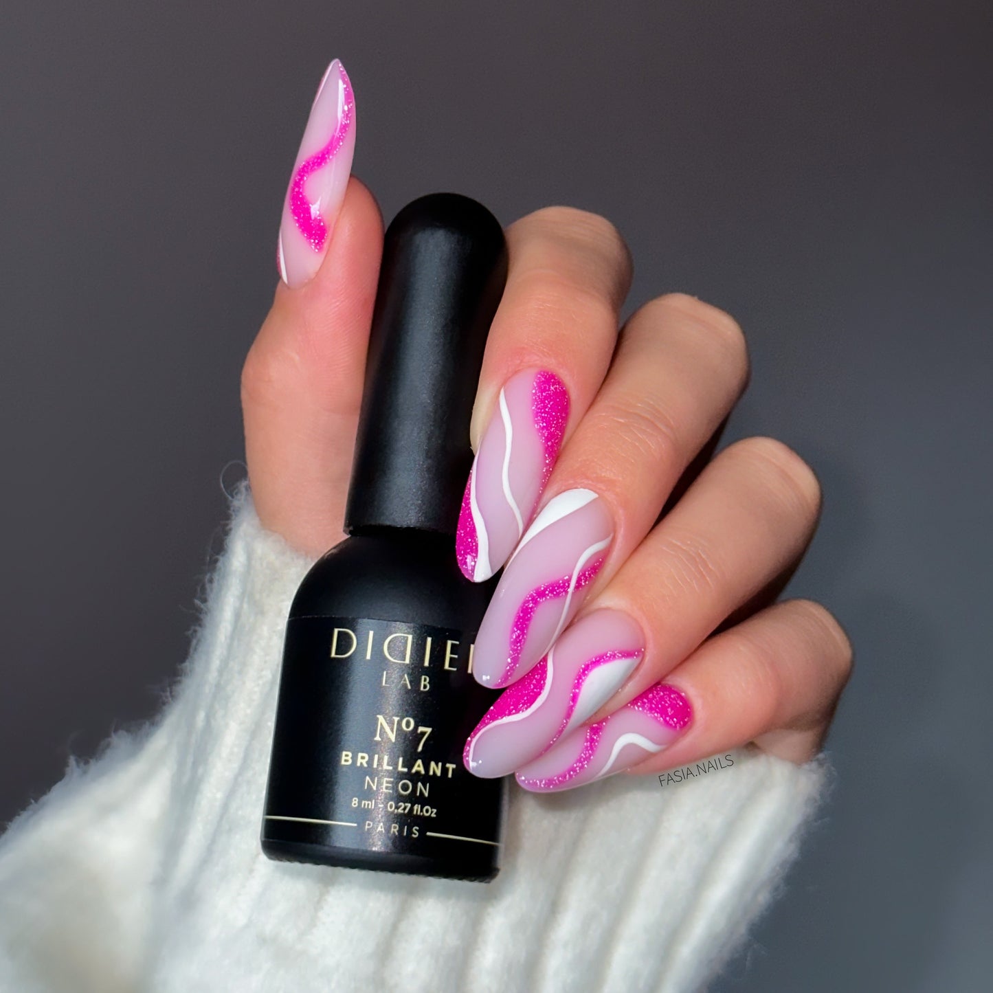 Geellakk, Brillant Neon, No7, Didier Lab, 8ml