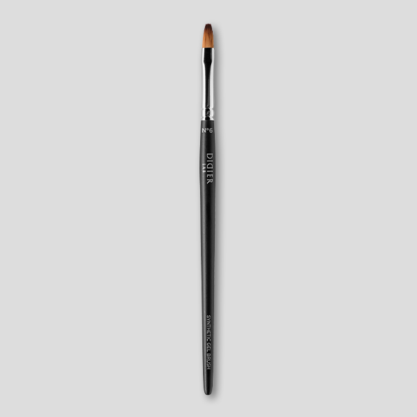 Geelipintsel, No6 ovaalne, red sable synthetic, Didier Lab