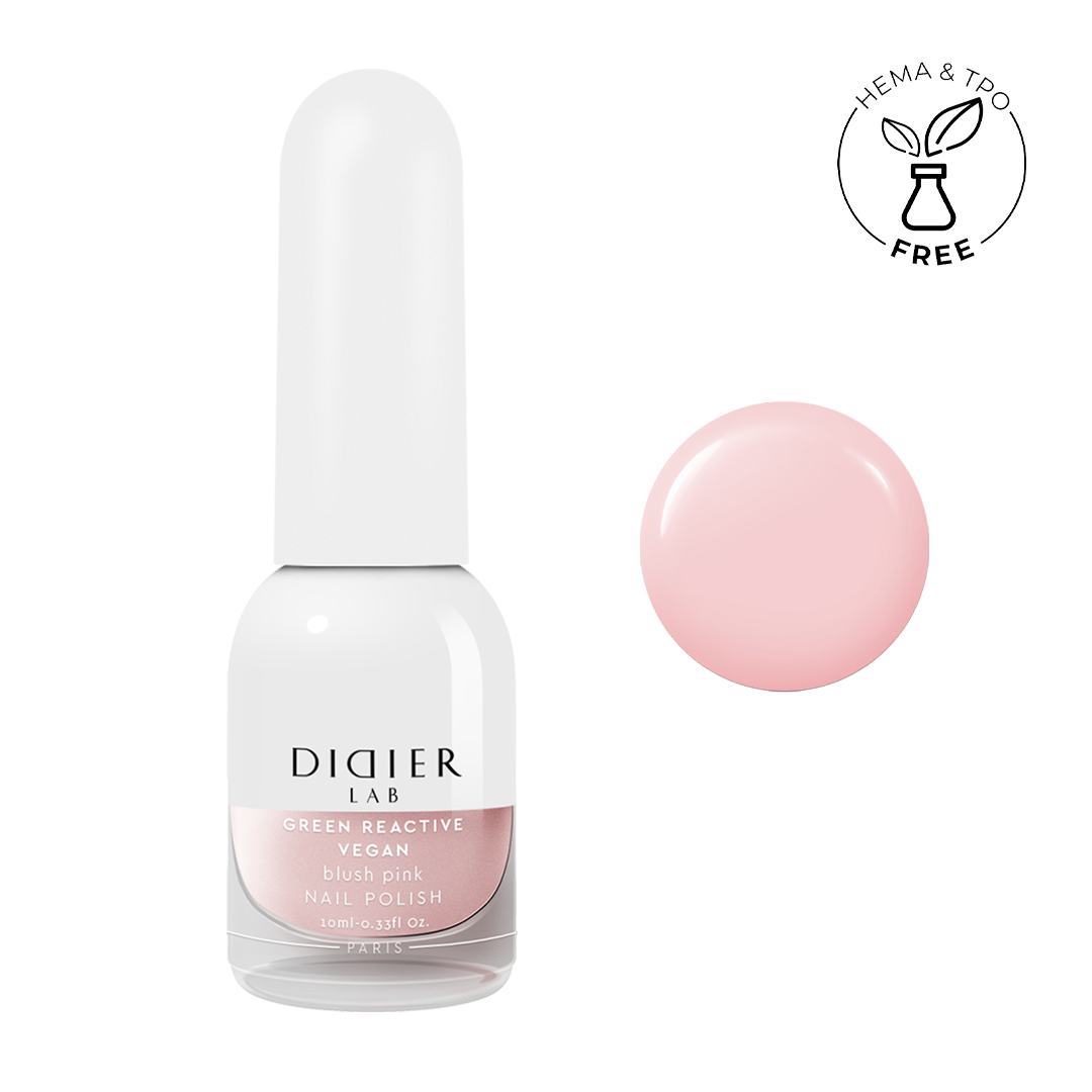Küünelakk, Vegan Green Reactive, Blush Pink, Didier Lab 10ml