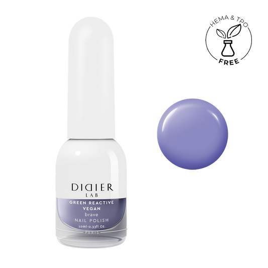 Küünelakk, Vegan Green Reactive, Brave, HEMA&TPO vaba, Didier Lab, 10ml