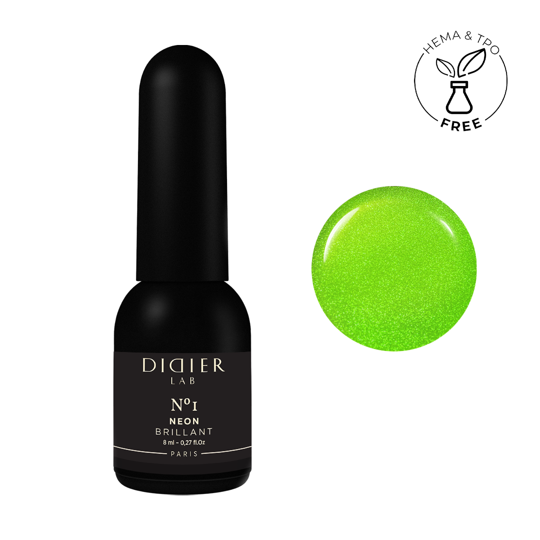 Geellakk, Brillant Neon, No1, Didier Lab, 8ml