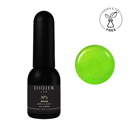 Geellakk, Brillant Neon, No1, HEMA&TPO vaba, Didier Lab, 8ml