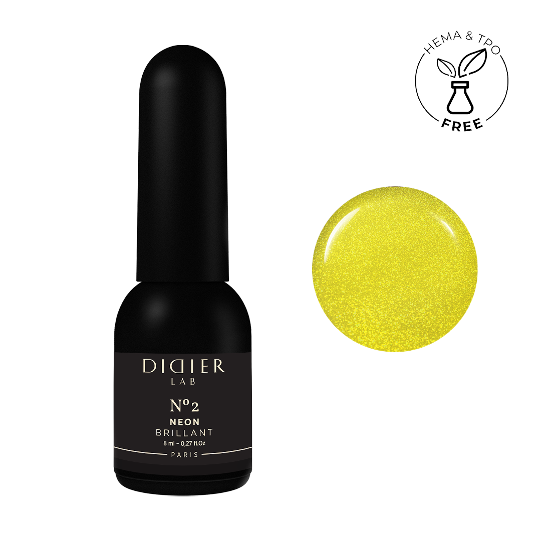 Geellakk, Brillant Neon, No2, Didier Lab, 8ml