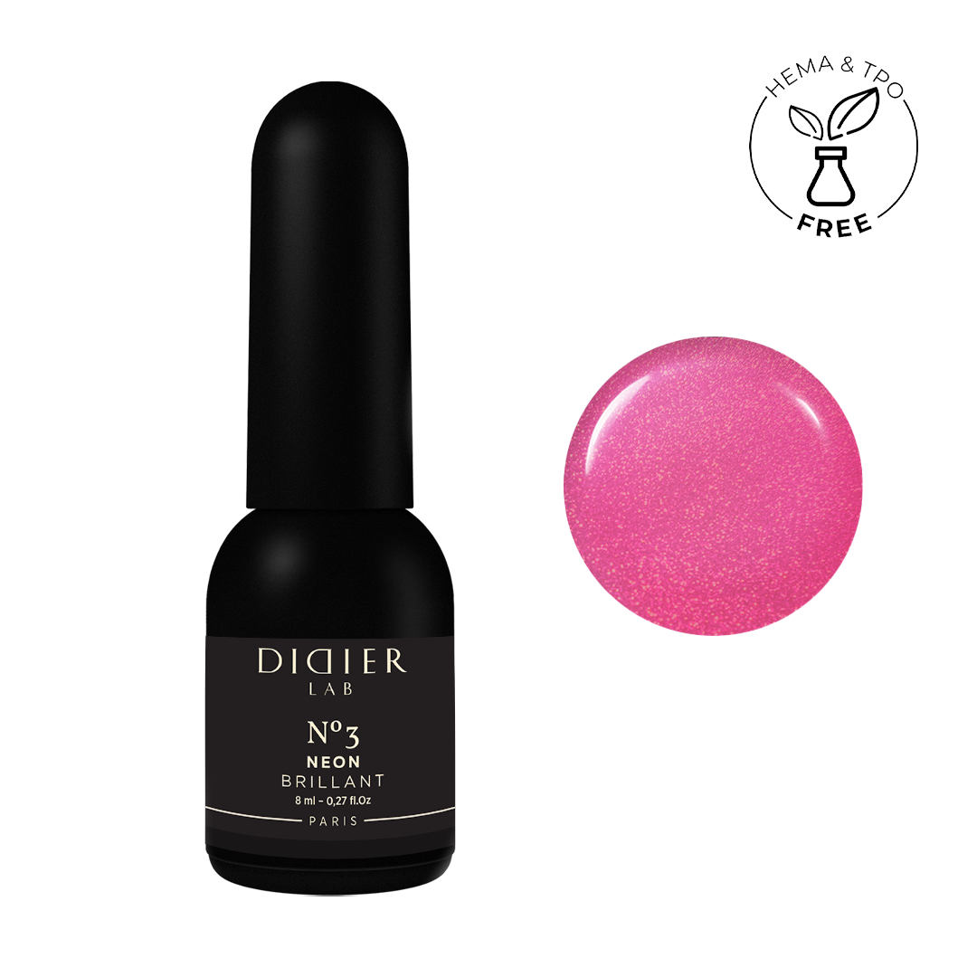 Geellakk, Brillant Neon, No3, Didier Lab, 8ml