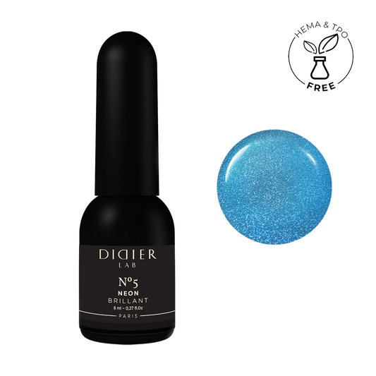 Geellakk, Brillant Neon, No5, HEMA&TPO vaba, Didier Lab, 8ml