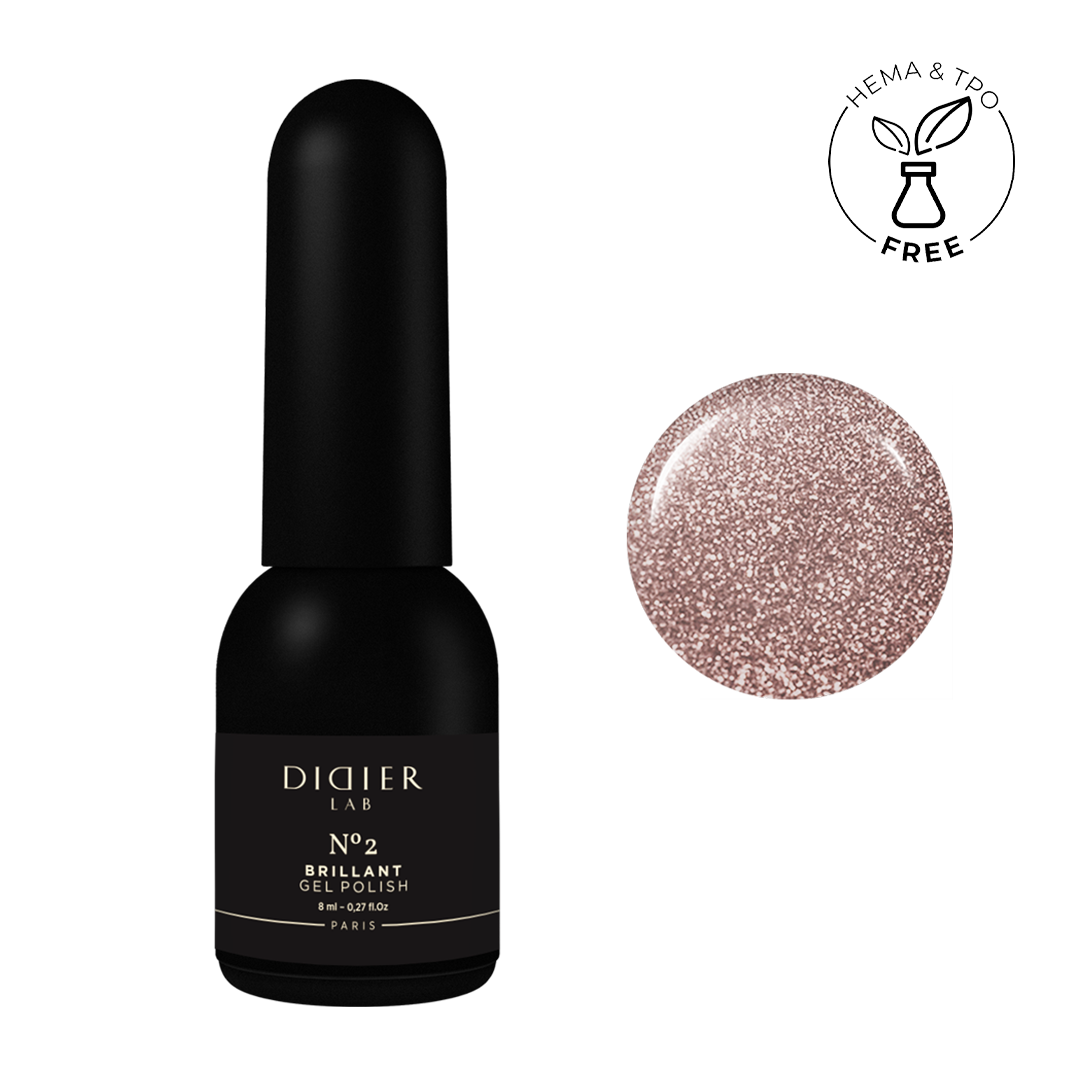 Geellakk, Brillant, No2, Didier Lab, 8ml