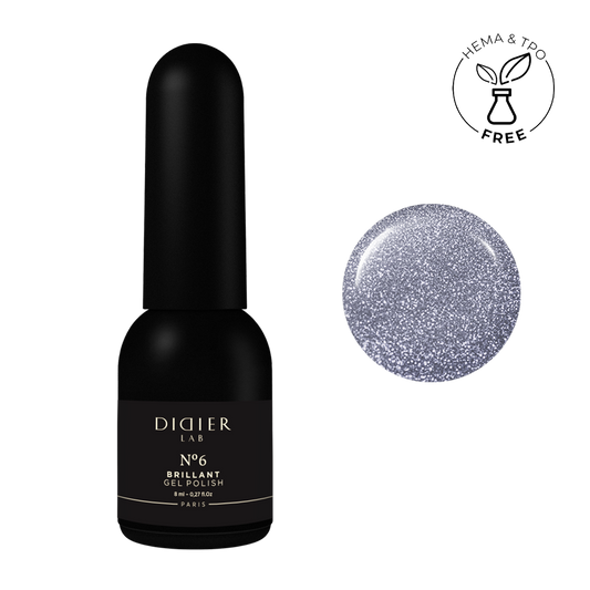 Geellakk, Brillant, No6, HEMA&TPO vaba, Didier Lab, 8ml