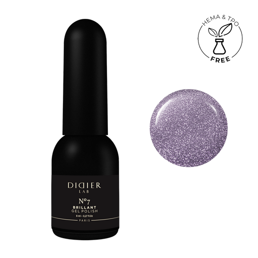 Geellakk, Brillant, No7, HEMA&TPO vaba, Didier Lab, 8ml
