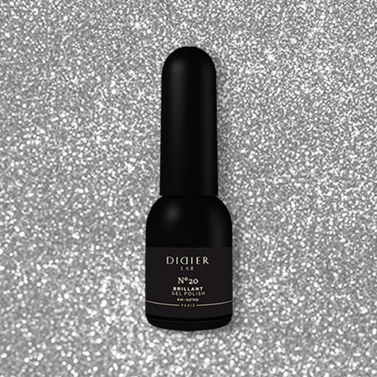 Geellakk, Brillant, No20, HEMA&TPO vaba, Didier Lab, 8ml