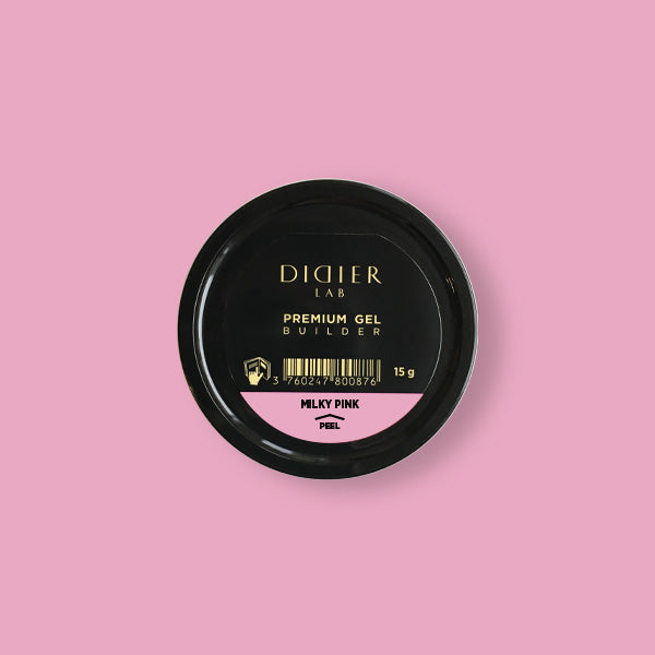 Ehitusgeel, Premium, Milky Pink, Didier Lab, 15g