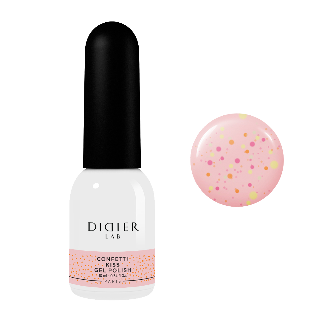 Geellakk, Confetti, Kiss, Didier Lab, 10ml