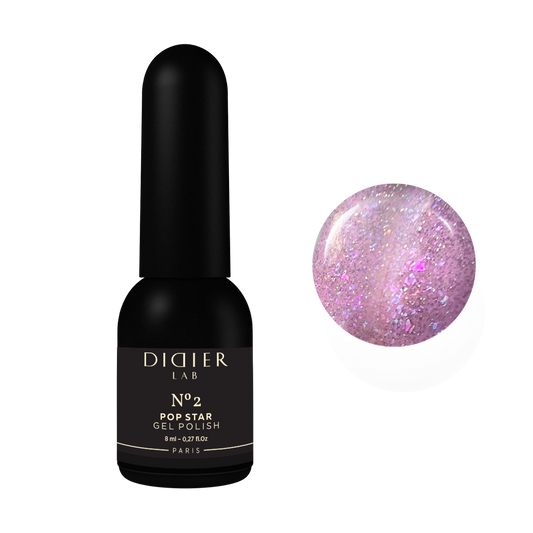 Geellakk, Pop Star, No2, HEMA&TPO vaba, Didier Lab, 8ml