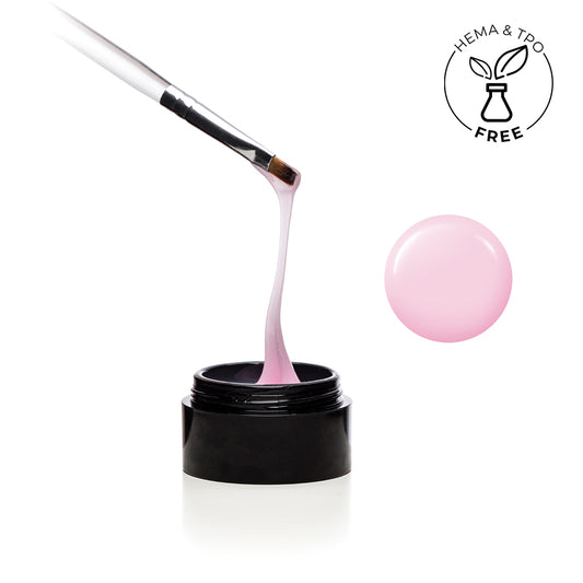 Ehitusgeel, Fiber, milky pink, HEMA&TPO vaba, Didier Lab, 50 g