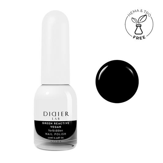 Küünelakk, Vegan Green Reactive, Forbidden, HEMA&TPO vaba, Didier Lab, 10ml