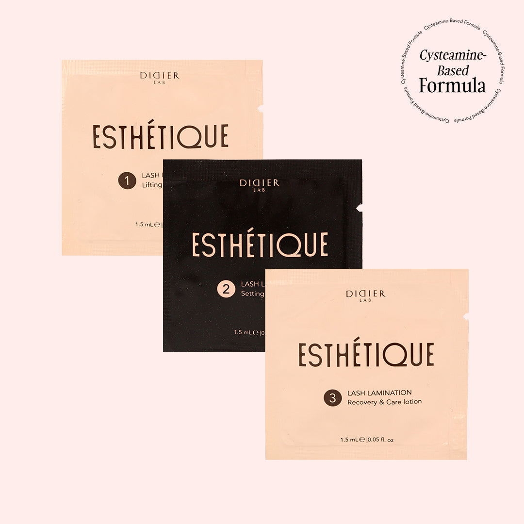Ripsmete lamineerimise komplekt, Esthétique, Didier Lab, 3 x 1tk x 1,5ml