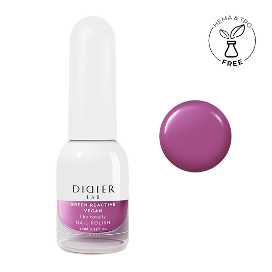 Küünelakk, Vegan Green Reactive, Like Totally, HEMA&TPO vaba, Didier Lab, 10ml