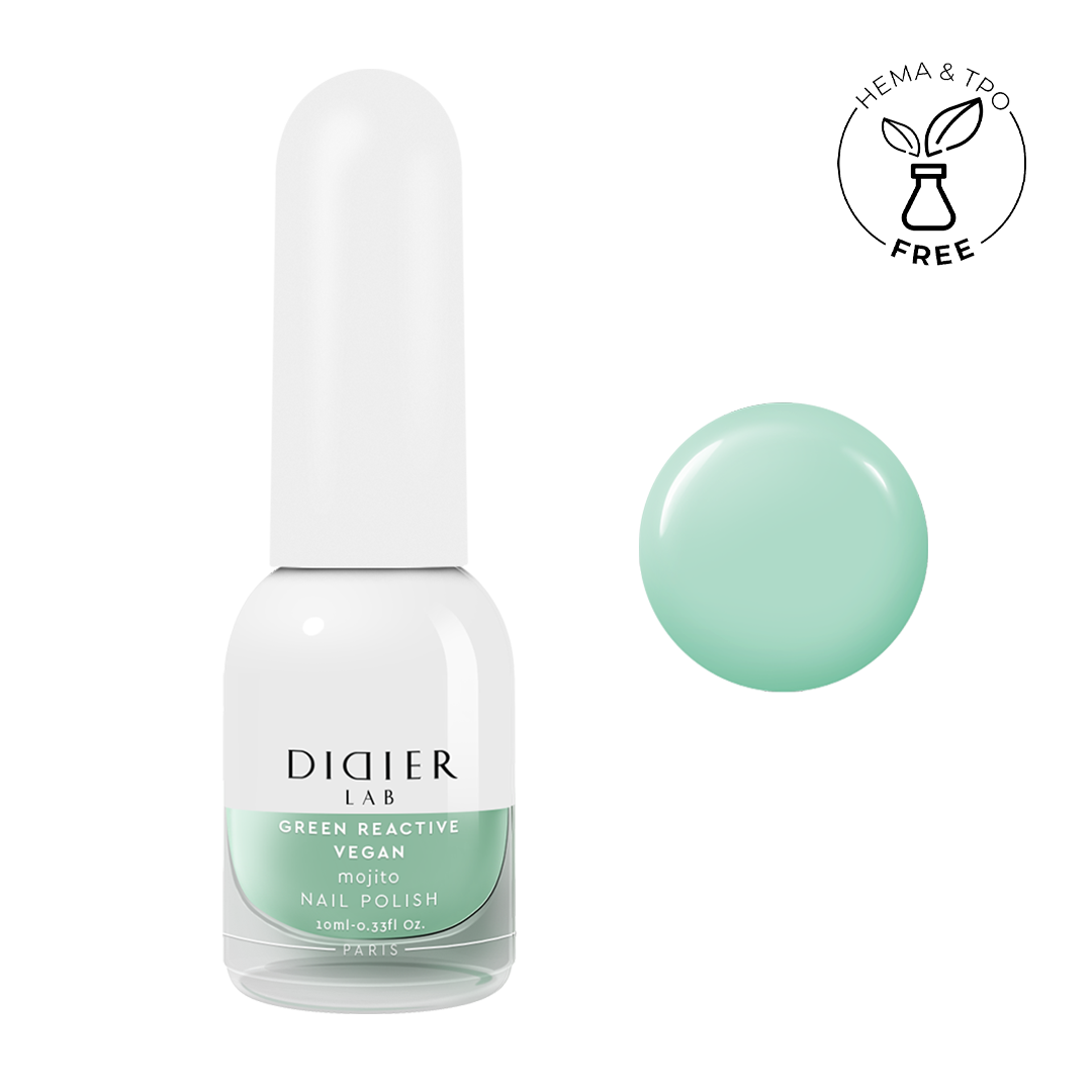 Küünelakk, Vegan Green Reactive, Mojito, Didier Lab, 10ml