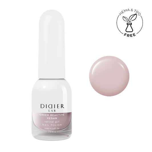 Küünelakk, Vegan Green Reactive, Natural Girl, HEMA&TPO vaba, Didier Lab, 10ml