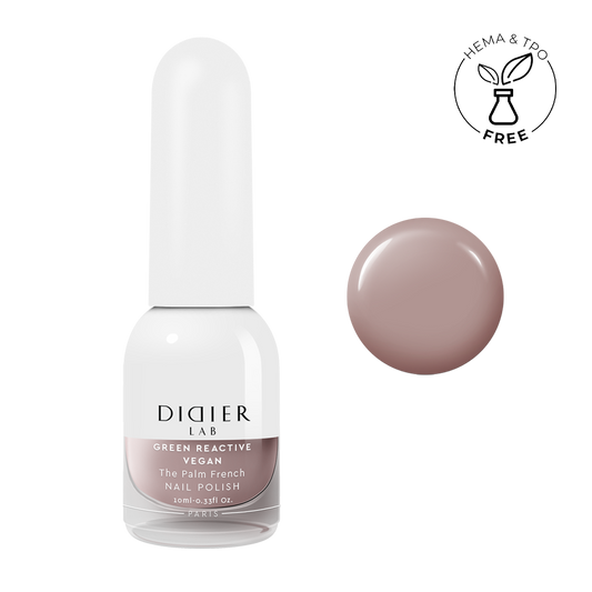 Küünelakk, Vegan Green Reactive, The Palm French, HEMA&TPO vaba, Didier Lab, 10ml