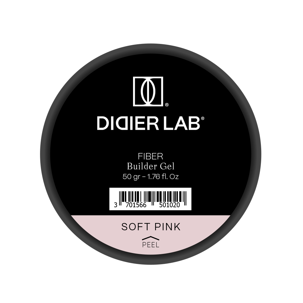 Ehitusgeel, Fiber, soft pink, Didier Lab, 50 g