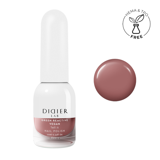 Küünelakk, Vegan Green Reactive, Tell It, HEMA&TPO vaba, Didier Lab, 10ml