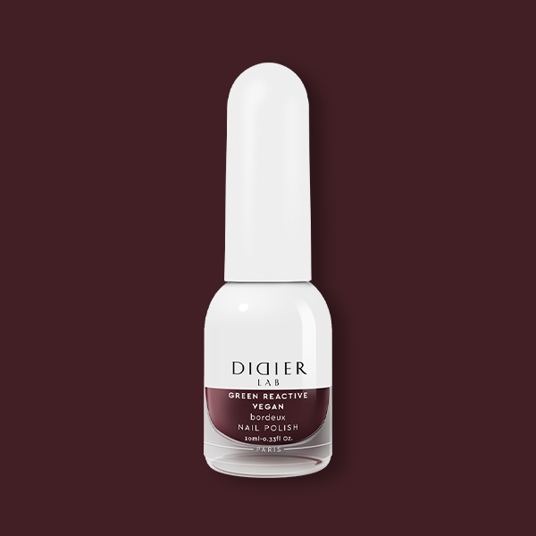 Küünelakk, Vegan Green Reactive, Bordeaux, Didier Lab, 10ml