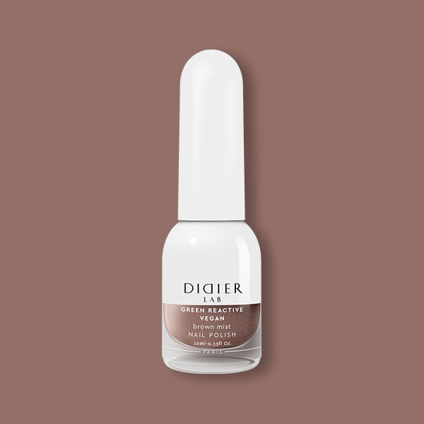 Küünelakk, Vegan Green Reactive, Brown Mist, Didier Lab, 10ml