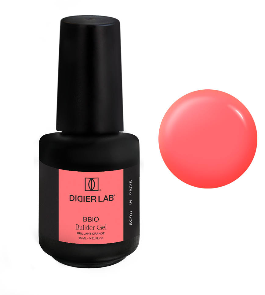 Ehitusgeel, BBIO Iconic, brillant orange, HEMA&TPO vaba, Didier Lab, 15ml