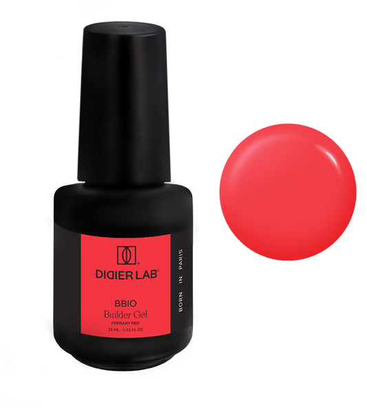 Ehitusgeel, BBIO Iconic, ferrary red, HEMA&TPO vaba, Didier Lab, 15ml