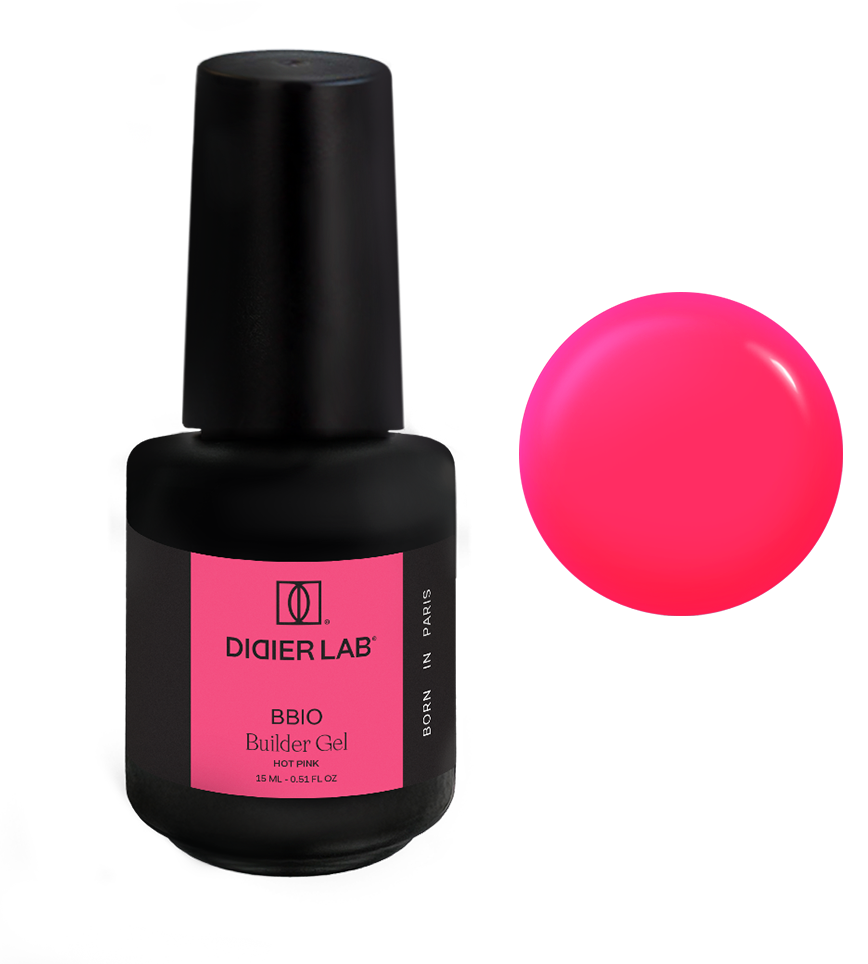 Ehitusgeel, BBIO Iconic, hot pink, HEMA&TPO vaba, Didier Lab, 15ml
