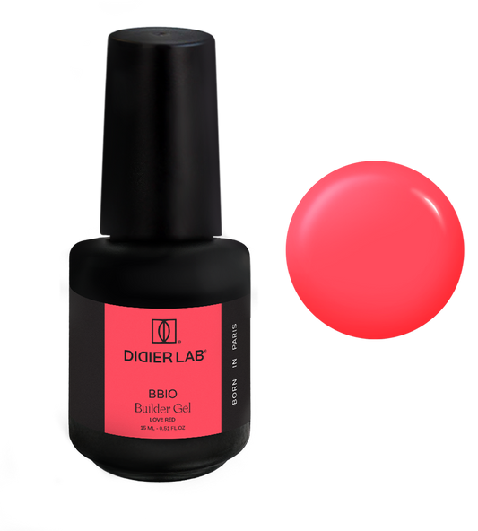 Ehitusgeel, BBIO Iconic, love red, HEMA&TPO vaba, Didier Lab, 15ml