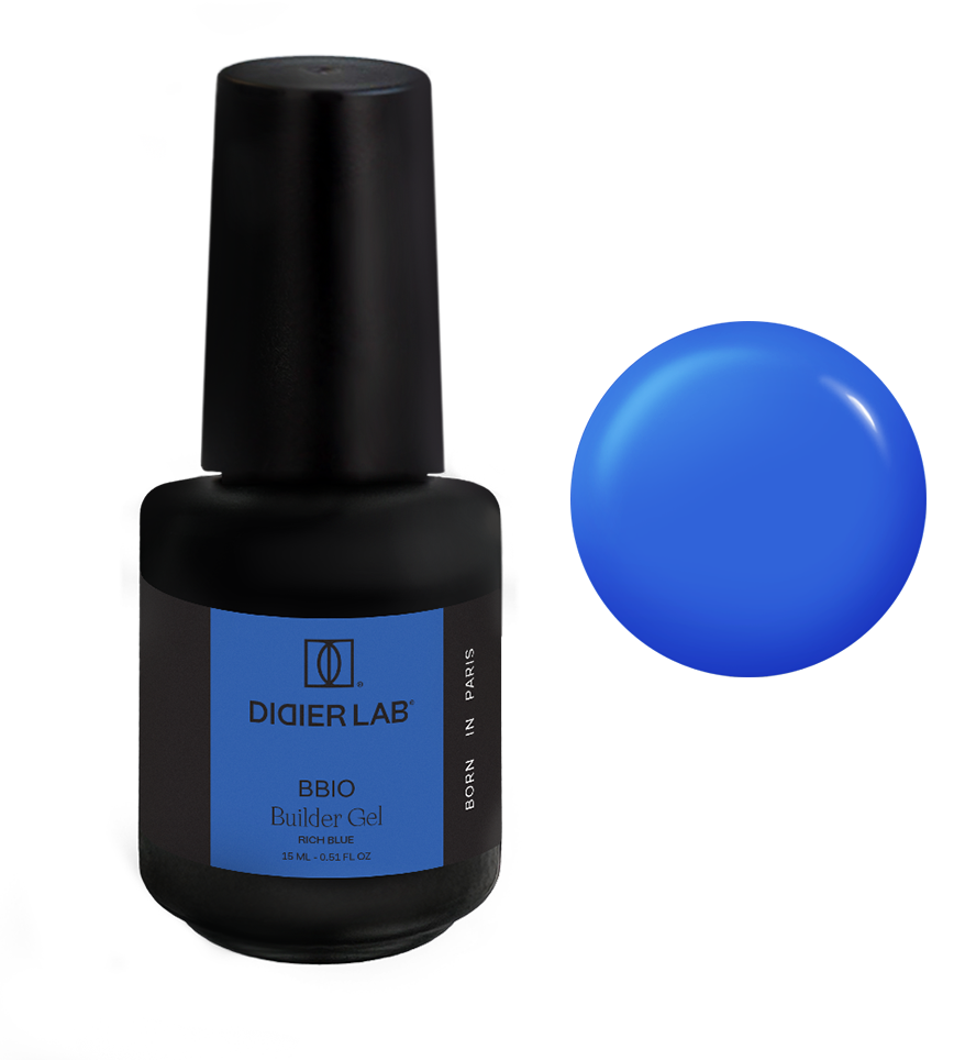 Ehitusgeel, BBIO Iconic, rich blue, HEMA&TPO vaba, Didier Lab, 15ml