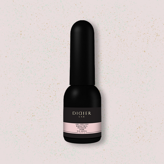 Aluslakk, Rubber Base, Foil Pink, HEMA&TPO vaba, Didier Lab,  10ml