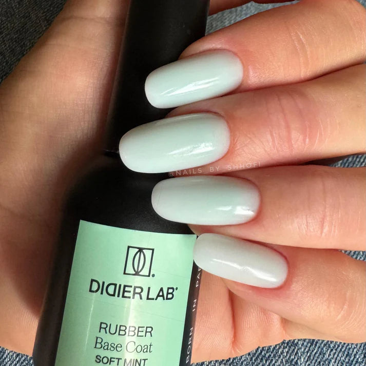 Aluslakk, Rubber Base, soft mint, Didier Lab, 10 ml