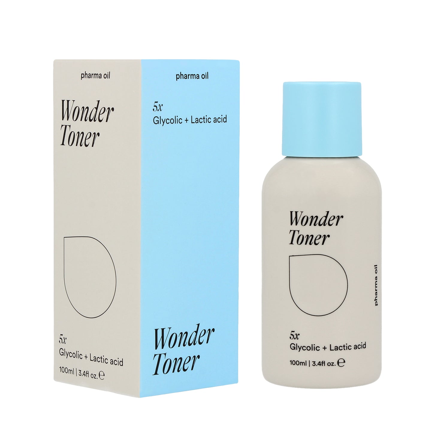 Toonik, Wonder, Glükool- ja Piimhape, Pharma Oil, 100ml