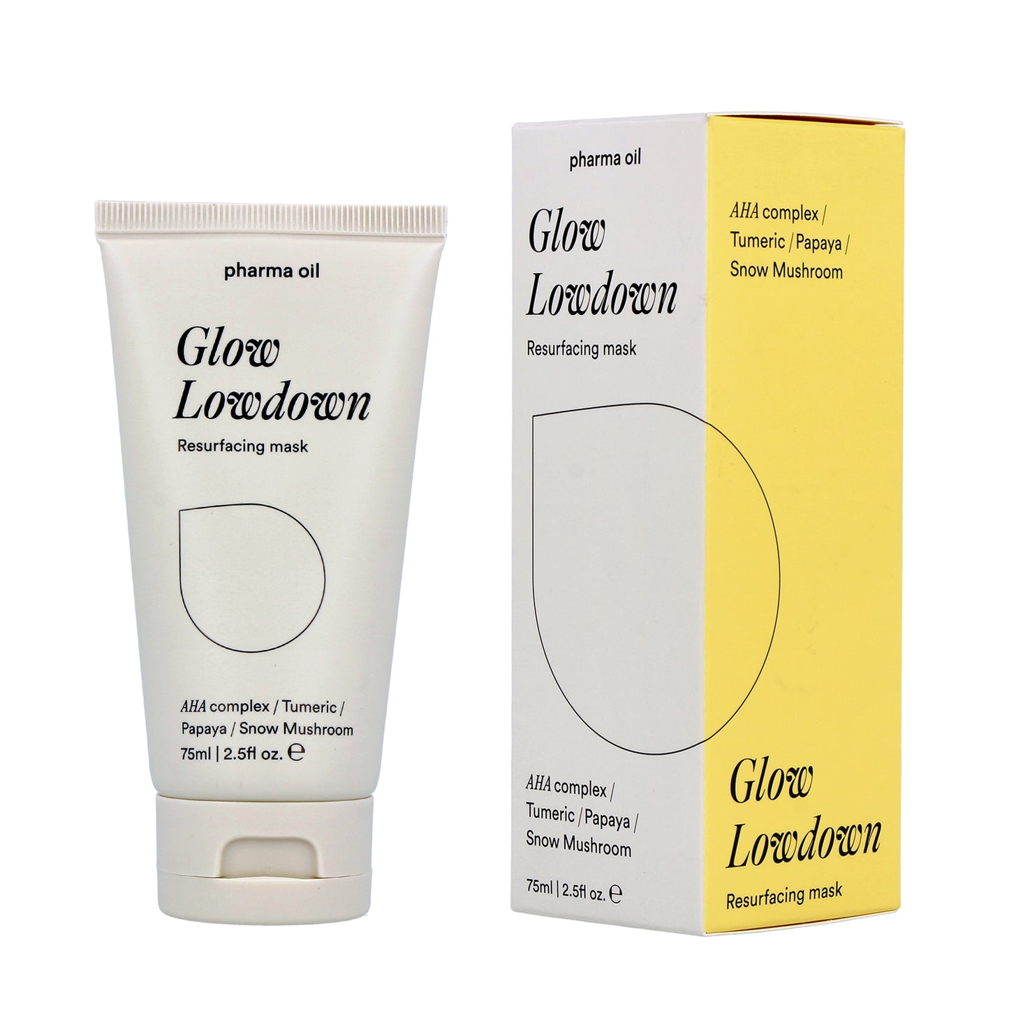 Näomask, Glow Lowdown, Pharma Oil, 75ml