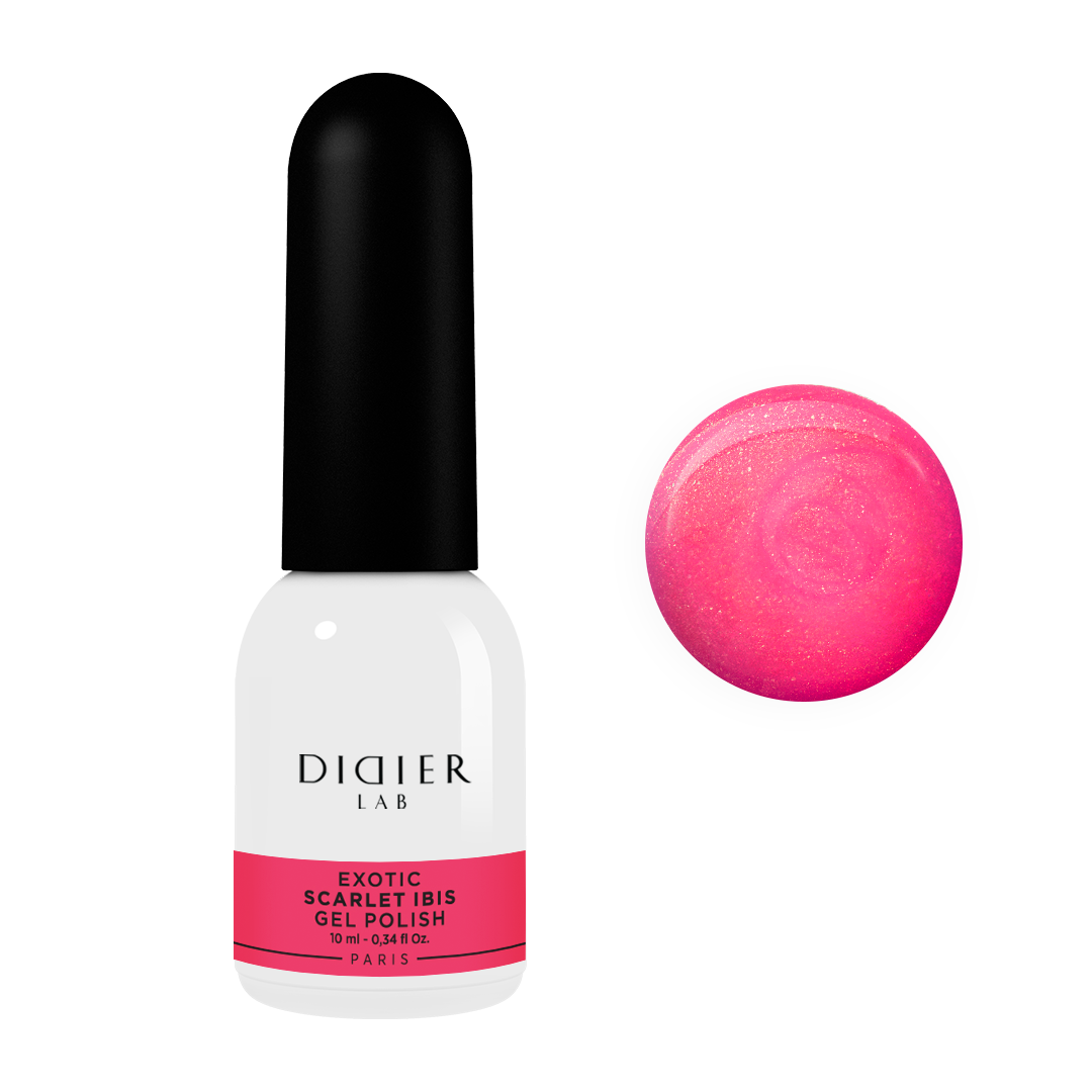 Geellakk, Exotic, Scarlet Ibis, HEMA&TPO vaba, Didier Lab, 10ml