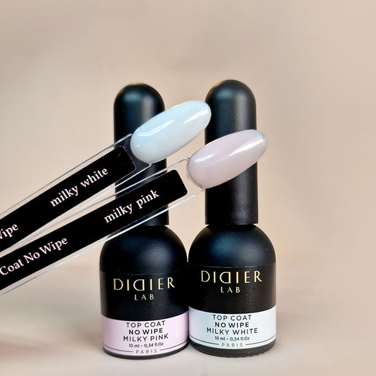 Pealislakk, No Wipe, Milky Pink, HEMA&TPO vaba, Didier Lab, 10ml