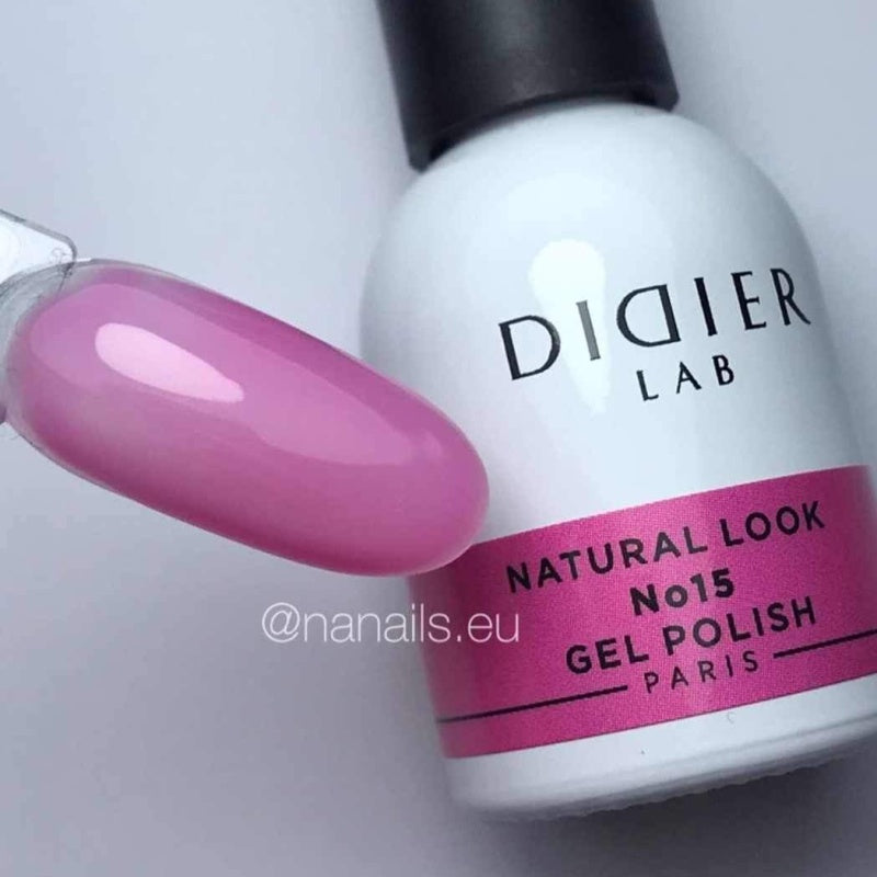 Geellakk, Natural Look, No15, HEMA&TPO vaba, Didier Lab, 10ml