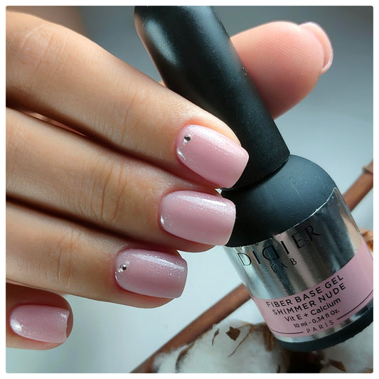 Aluslakk, Smart Fiber, Shimmer Nude, Didier Lab, 10ml