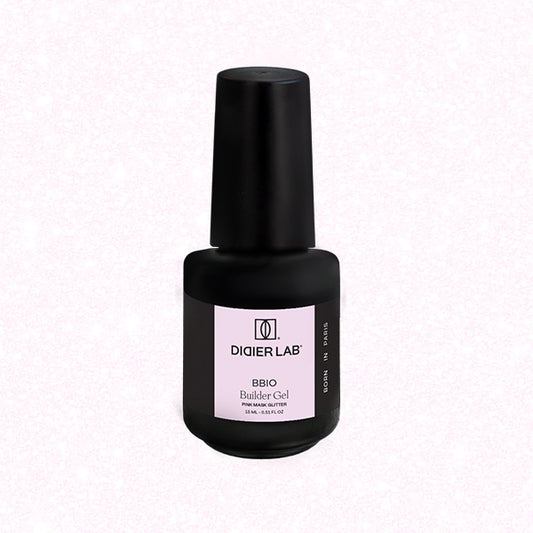 Ehitusgeel, BBIO, pink mask glitter, Didier Lab, 15ml