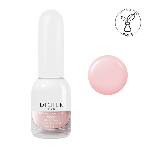 Küünelakk, Vegan Green Reactive, Blush Pink, Didier Lab 10ml