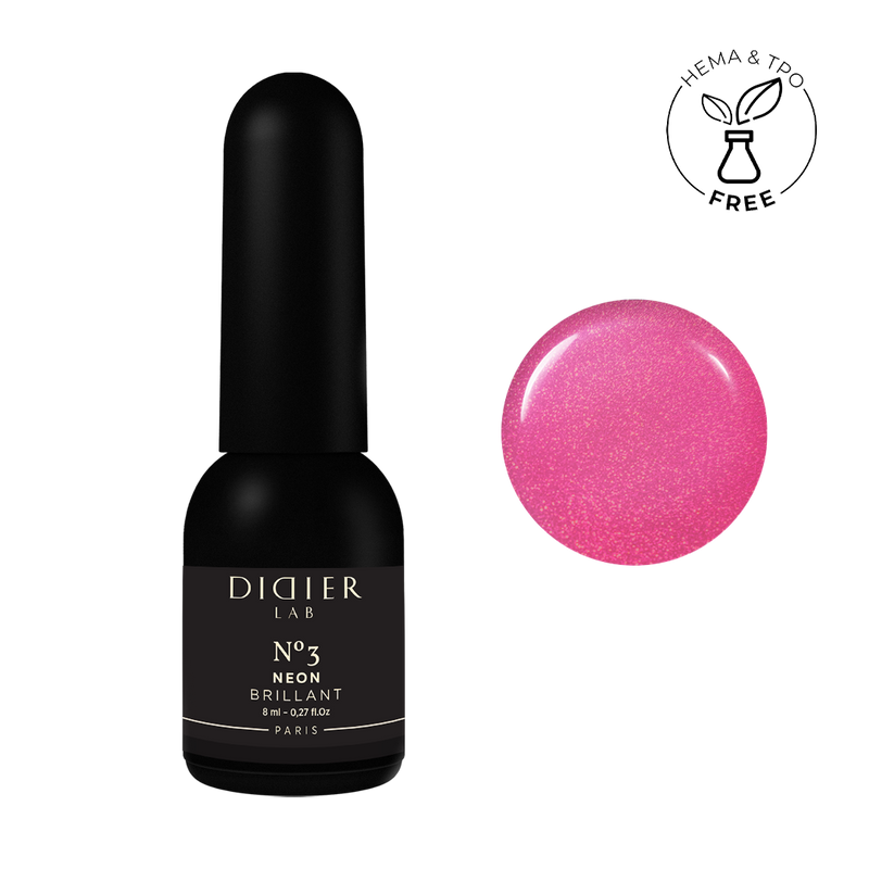 Geellakk, Brillant Neon, No3, Didier Lab, 8ml