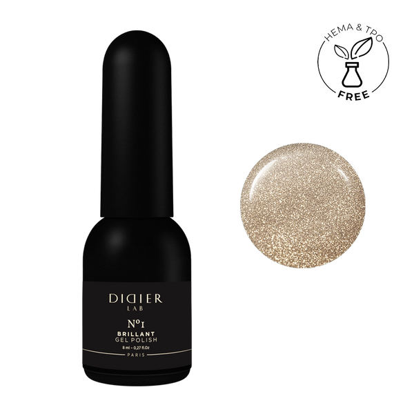 Geellakk, Brillant, No1, Didier Lab, 8ml