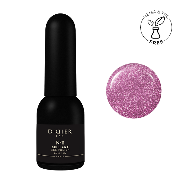 Geellakk, Brillant, No8, Didier Lab, 8ml