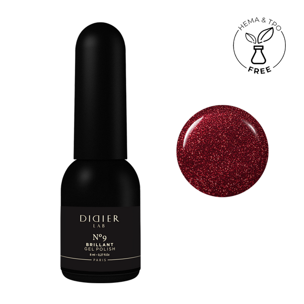 Geellakk, Brillant, No9, Didier Lab, 8ml